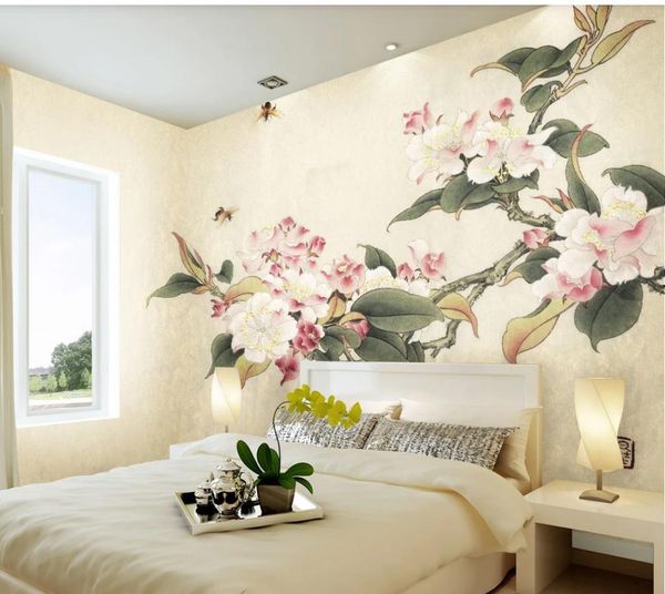 chinese style hand-painted chinese painting peach blossom tv background wall flower wallpapers
chinese style hand-painted chinese painting peach blossom tv background wall flower wallpapers