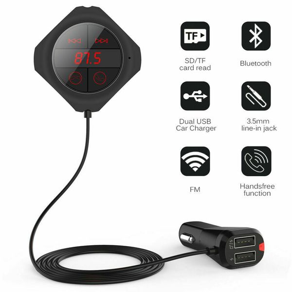 hands wireless bluetooth fm transmitter modulator kit car mp3 player dual car usb charger fast radio adapter
hands wireless bluetooth fm transmitter modulator kit car mp3 player dual car usb charger fast radio adapter