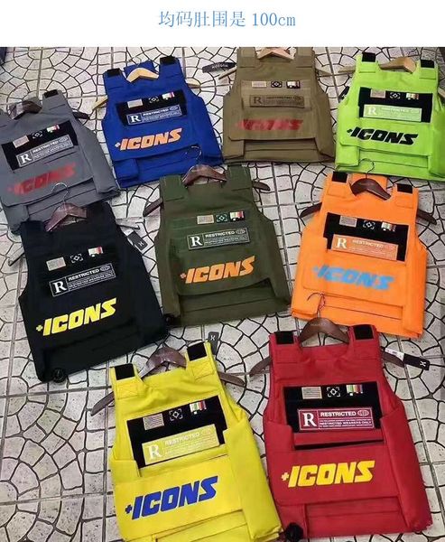 hiphop waistcoat vests coat pockets zipper casual chinese character vest coat high street tank jacket cargo jacket military sleevel tmpv, Black
hiphop waistcoat vests coat pockets zipper casual chinese character vest coat high street tank jacket cargo jacket military sleevel tmpv, Black