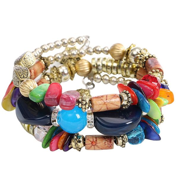 multilayer beads bracelets charm bohemia natural stone bangles elastic beaded women candy color wristbands jewelry gift, Black
multilayer beads bracelets charm bohemia natural stone bangles elastic beaded women candy color wristbands jewelry gift, Black