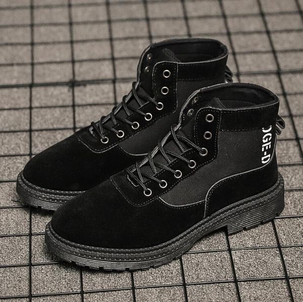 2020 winter fashion casual men shoes antiskid rubber bottom tooling shoes suede keep warm cotton addition black blue brown ankle boots d1129
2020 winter fashion casual men shoes antiskid rubber bottom tooling shoes suede keep warm cotton addition black blue brown ankle boots d1129