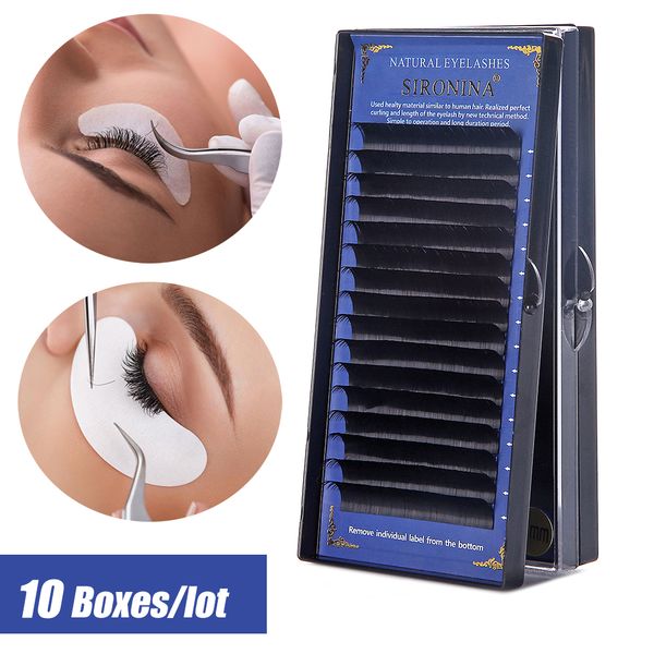 sironina 5 boxes/lot faux mink eyelash extension individual silk false eyelashes maquiagem cilios for professionals soft mink
sironina 5 boxes/lot faux mink eyelash extension individual silk false eyelashes maquiagem cilios for professionals soft mink