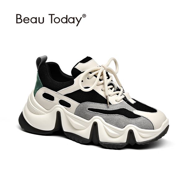 beautoday chunky sneakers women fashion dad shoes genuine cow leather mixed colors cross-tied lady casual shoe handmade 29344, Black
beautoday chunky sneakers women fashion dad shoes genuine cow leather mixed colors cross-tied lady casual shoe handmade 29344, Black