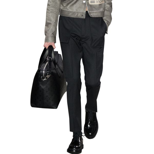 27-44 new 2019 men's clothing hair stylist british fsahion big pocket woolen trousers cashmere casual pants plus size costumes, Black
27-44 new 2019 men's clothing hair stylist british fsahion big pocket woolen trousers cashmere casual pants plus size costumes, Black