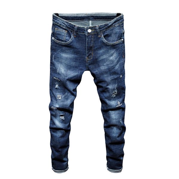 2018 Spring Summer Men Jeans Skinny Hole Ripped Washed Casual Men Denim Jeans Distressed Solid Slim Male Quality Denim Pants
2018 Spring Summer Men Jeans Skinny Hole Ripped Washed Casual Men Denim Jeans Distressed Solid Slim Male Quality Denim Pants