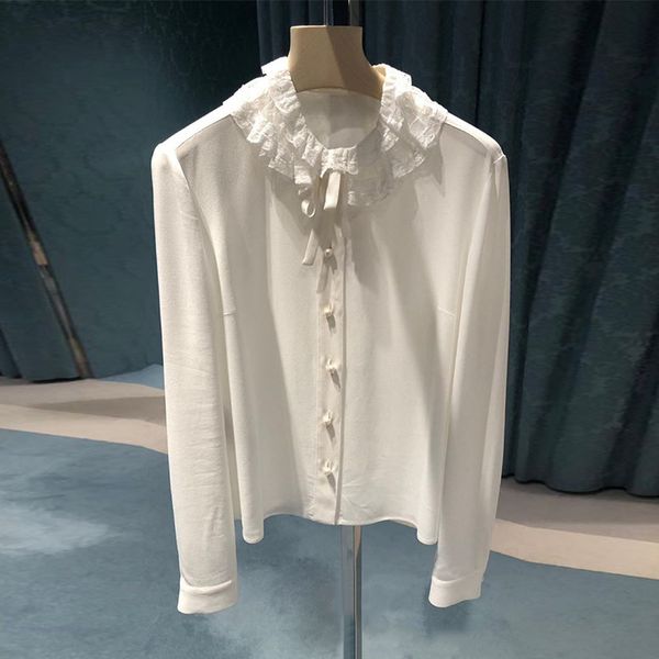 2020 spring summer fashion women's bowtie blouses women sweet white shirts b584
2020 spring summer fashion women's bowtie blouses women sweet white shirts b584