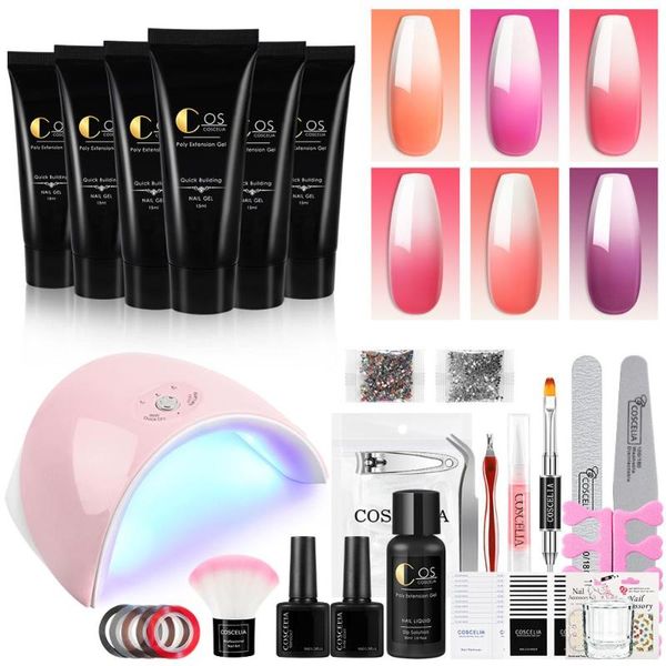 nail extension set manicure set nail polish gel kit builder gel art tools crystal colors quick building natural polish
nail extension set manicure set nail polish gel kit builder gel art tools crystal colors quick building natural polish
