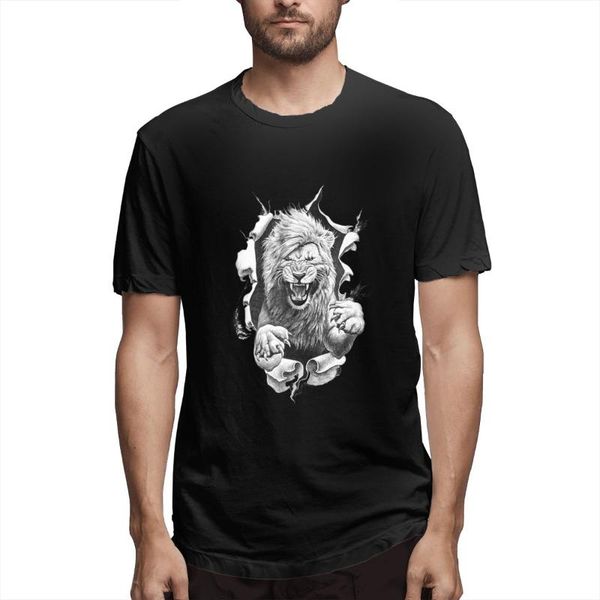 men summer fashion horrible scary lion t shirt men funny printed tshirt casual short sleeve tees, White;black
men summer fashion horrible scary lion t shirt men funny printed tshirt casual short sleeve tees, White;black