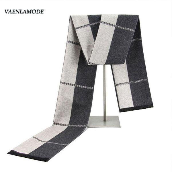 vaenlamode 2019 new men's scarves winter warm imitation cashmere scarf men's plaid stitching scarf, Blue;gray
vaenlamode 2019 new men's scarves winter warm imitation cashmere scarf men's plaid stitching scarf, Blue;gray