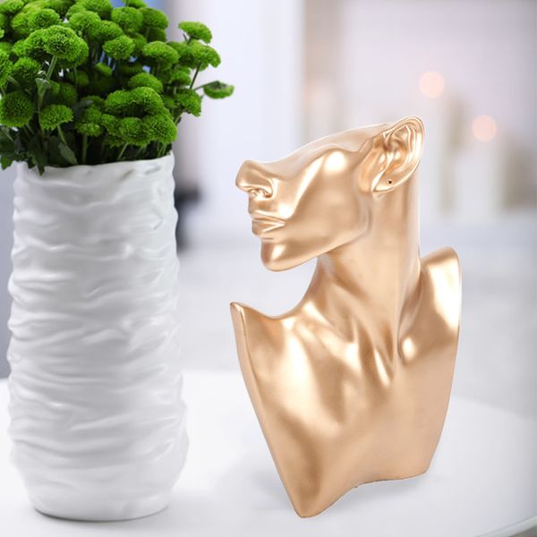 store chain holder show shelf resin mannequin necklace earring home jewelry display stand bedroom rack organizer decoration, Pink;blue
store chain holder show shelf resin mannequin necklace earring home jewelry display stand bedroom rack organizer decoration, Pink;blue