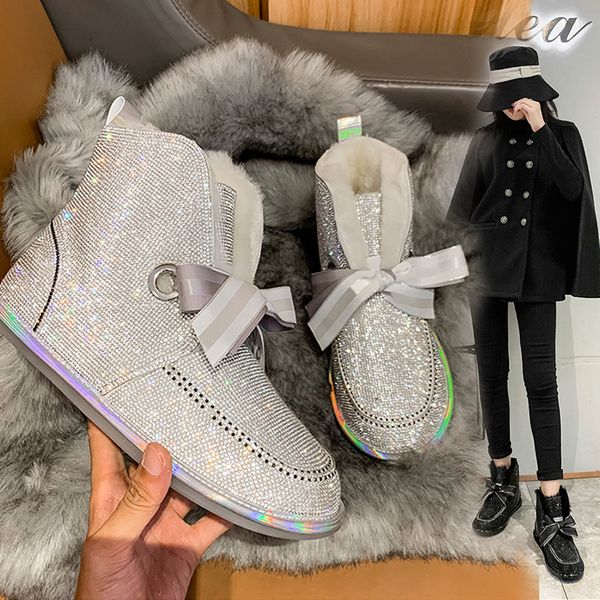 winter rhinestone keep warm snow boots women bowknot round toe ankle boots ladies shoes woman casual zapatos de mujer, Black
winter rhinestone keep warm snow boots women bowknot round toe ankle boots ladies shoes woman casual zapatos de mujer, Black