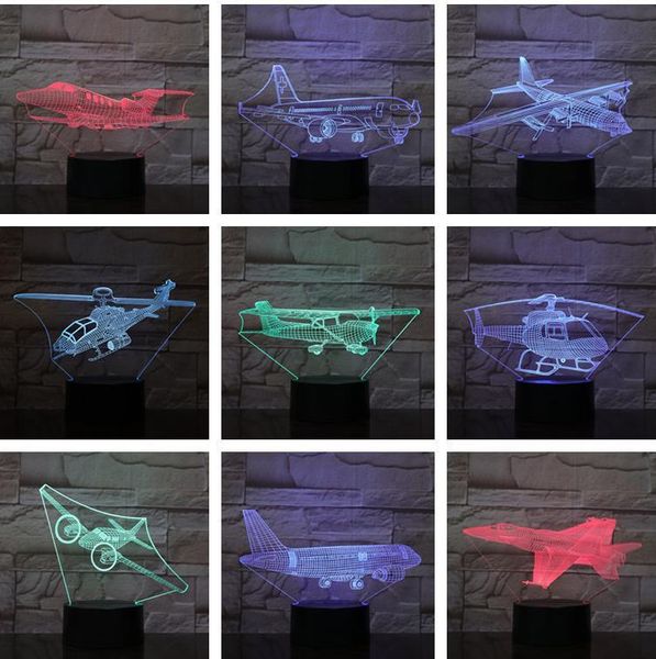 war plane fighter aircraft 3d night lights multi colors military jet plane with usb gift table lamp christmas decorative lights
war plane fighter aircraft 3d night lights multi colors military jet plane with usb gift table lamp christmas decorative lights