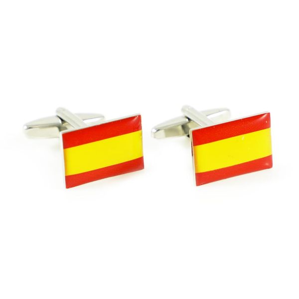 spain flag cuff links father's day birthday gift cuff links wedding, Silver;golden
spain flag cuff links father's day birthday gift cuff links wedding, Silver;golden