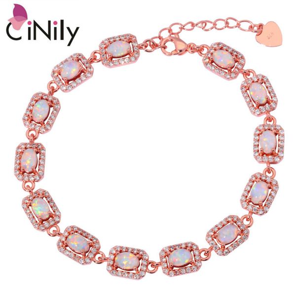 cinily created white fire opal cubic zirconia rose gold color wholesale sell for women jewelry bracelet 8 3/4" os590, Black
cinily created white fire opal cubic zirconia rose gold color wholesale sell for women jewelry bracelet 8 3/4" os590, Black