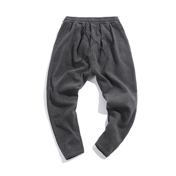 2018 casual pants men thickened winter woolen trousers loose harem pants cotton comfortable mens warm straight sweatpants, Black
2018 casual pants men thickened winter woolen trousers loose harem pants cotton comfortable mens warm straight sweatpants, Black