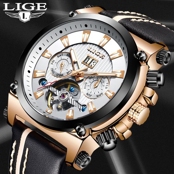 2019 new lige fashion men watches automatic mechanical watch men casual leather waterproof sport wristwatch+box, Slivery;brown
2019 new lige fashion men watches automatic mechanical watch men casual leather waterproof sport wristwatch+box, Slivery;brown