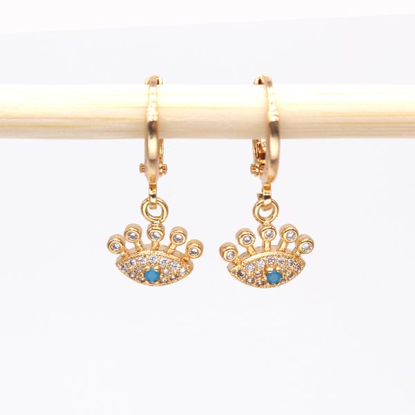 1pair european vintage zircon evil eye sun hoop earrings for women creative cute shiny rhinestone sole stud earrings jewelry, Golden;silver
1pair european vintage zircon evil eye sun hoop earrings for women creative cute shiny rhinestone sole stud earrings jewelry, Golden;silver