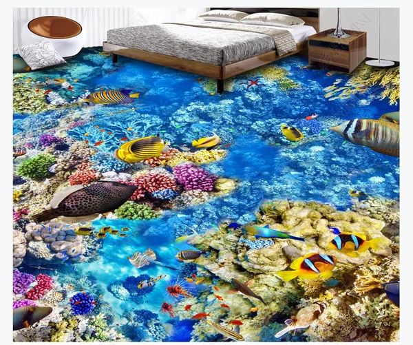 3d customized pvc self-adhesive mural wallpaper floor painting bedroom undersea world tropical fish coral 3d waterproof floor tiles
3d customized pvc self-adhesive mural wallpaper floor painting bedroom undersea world tropical fish coral 3d waterproof floor tiles