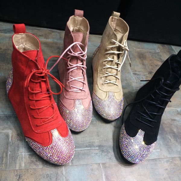 boots glitter crystal drilled ankle winter flat lace up women high bling rhinestone round toe slim fit, Black
boots glitter crystal drilled ankle winter flat lace up women high bling rhinestone round toe slim fit, Black