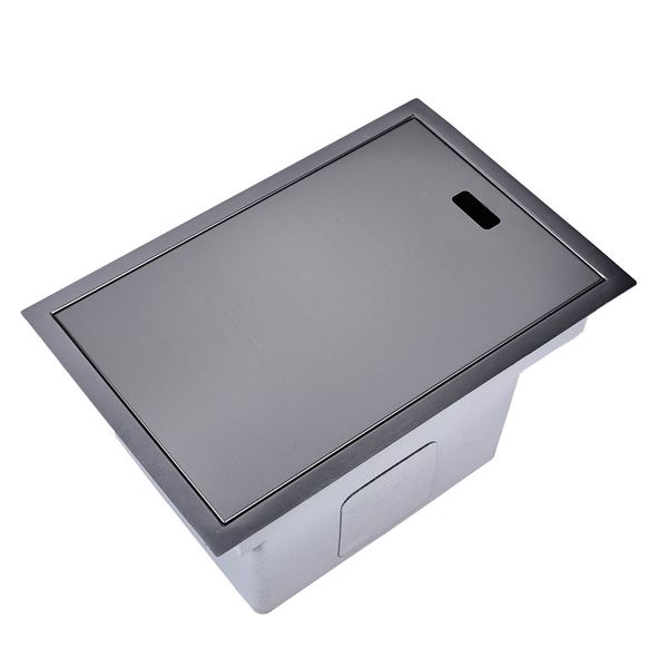 invisible kitchen black sink 304 stainless steel single hidden kitchen sink drain basket and drain pipe ship by dhl
invisible kitchen black sink 304 stainless steel single hidden kitchen sink drain basket and drain pipe ship by dhl