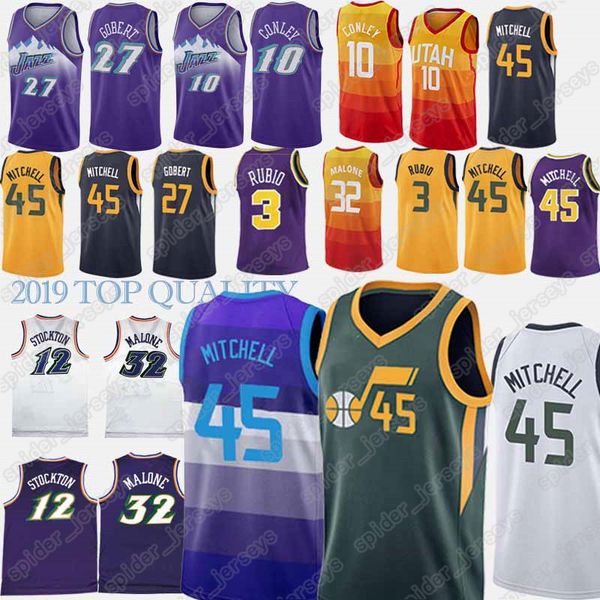 Donovan 45 Mitchell jersey Mike 10 Conley Karl 32 Malone John 12 Stockton Jerseys 2019 new TOP
Donovan 45 Mitchell jersey Mike 10 Conley Karl 32 Malone John 12 Stockton Jerseys 2019 new TOP
