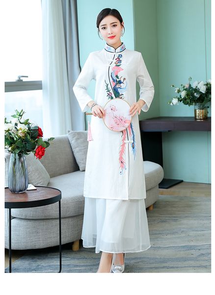 new pants and dress summer women cheongsam dress lady chinese traditional qipao chinese oriental dresses daily dress for women, Black;gray 
new pants and dress summer women cheongsam dress lady chinese traditional qipao chinese oriental dresses daily dress for women, Black;gray