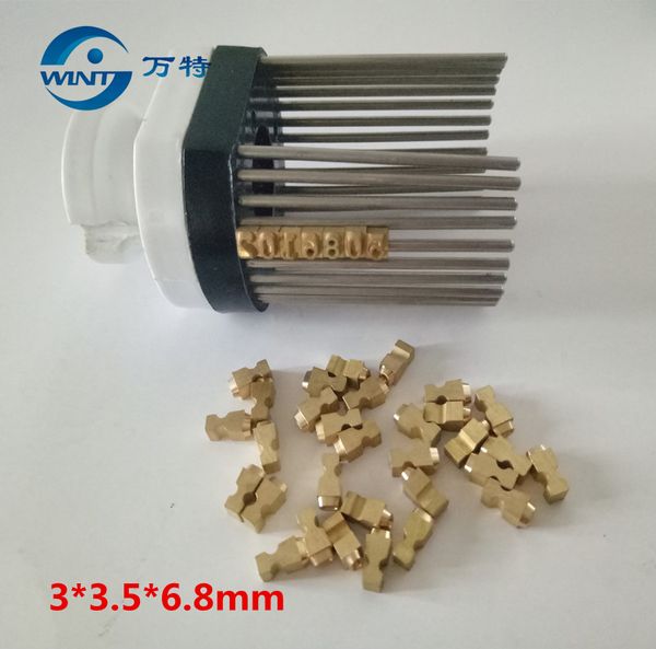 hipping 3*3.5*6.8mm t type stamping letters coder letters print head coder printer for my-380 coding machine,metal nail
hipping 3*3.5*6.8mm t type stamping letters coder letters print head coder printer for my-380 coding machine,metal nail