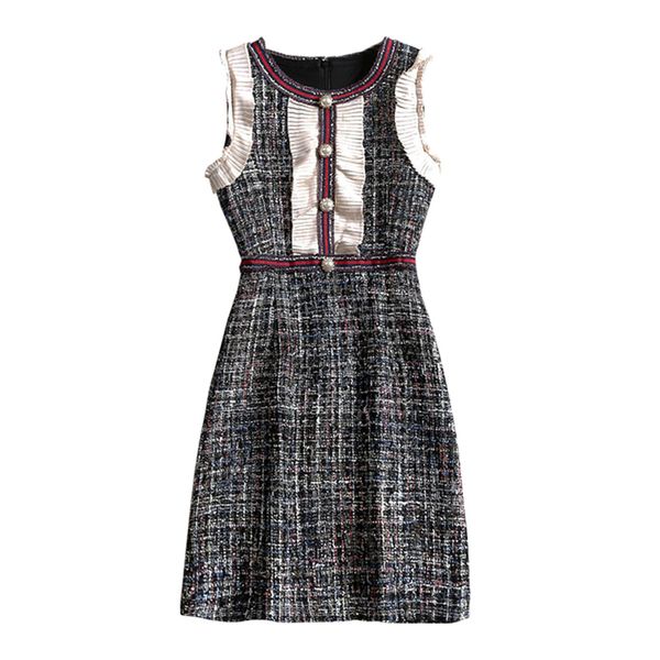 возможно u женщины твид платье элегантные линии искусственного pearl button black plaid рукавов рябить лето o шеи мини платье d1273, Black;pink
возможно u женщины твид платье элегантные линии искусственного pearl button black plaid рукавов рябить лето o шеи мини платье d1273, Black;pink