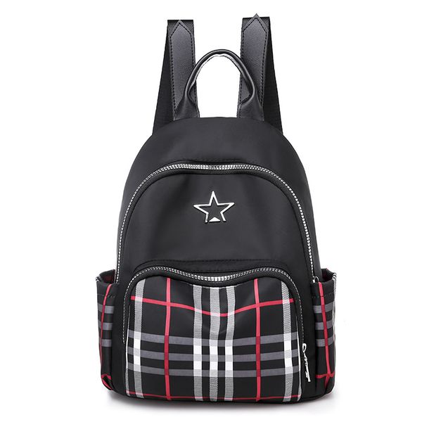 2019 new high-quality korean version of oxford cloth check trend simple travel backpack women bag
2019 new high-quality korean version of oxford cloth check trend simple travel backpack women bag