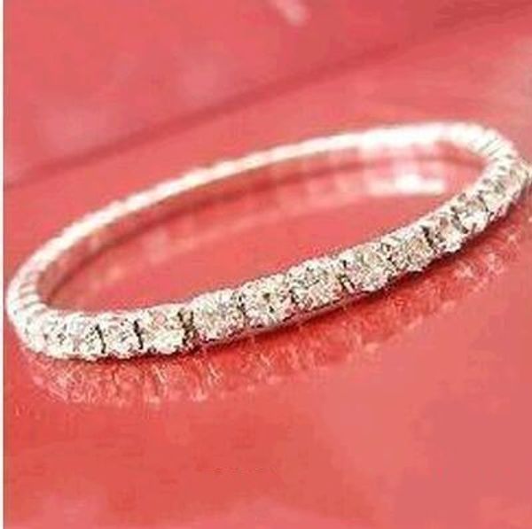 Free Shipping Women Special Occasion Dress Evening Wear Elastic 1 Row Sliver plated Crystal Bangle Bridal Bracelets Party Jewelry
Free Shipping Women Special Occasion Dress Evening Wear Elastic 1 Row Sliver plated Crystal Bangle Bridal Bracelets Party Jewelry