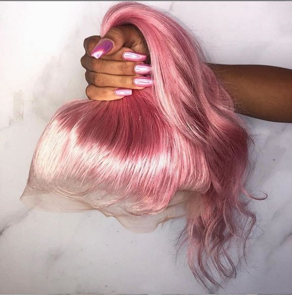 brazilian virgin hair pink color 130% density bleached knots natural hairline lace front human hair wigs full lace wigs with baby hair, Black;brown
brazilian virgin hair pink color 130% density bleached knots natural hairline lace front human hair wigs full lace wigs with baby hair, Black;brown