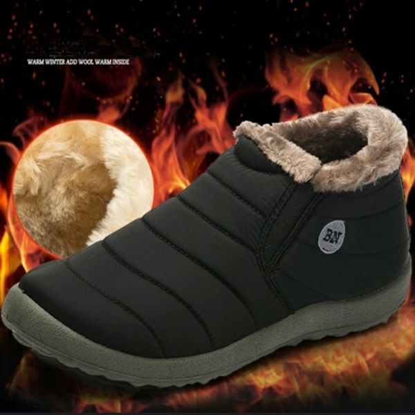 new snow boots women shoes winter flat ankle boots female slip on furry fur skid plus size warm plush couple style cotton, Black
new snow boots women shoes winter flat ankle boots female slip on furry fur skid plus size warm plush couple style cotton, Black