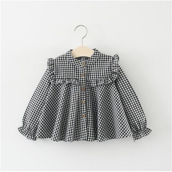 children's wear 2019 spring new girls cotton new long sleeve shirt baby plaid princess shirt korean top, Red;yellow
children's wear 2019 spring new girls cotton new long sleeve shirt baby plaid princess shirt korean top, Red;yellow