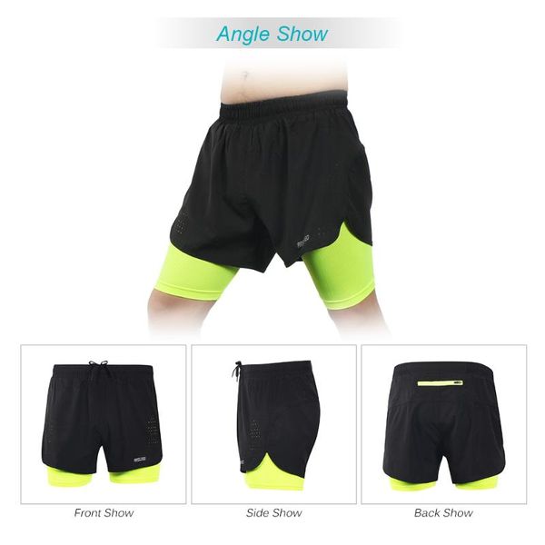 running shorts men's 2-in-1 quick drying breathable active training exercise jogging cycling for gym, Black;blue
running shorts men's 2-in-1 quick drying breathable active training exercise jogging cycling for gym, Black;blue