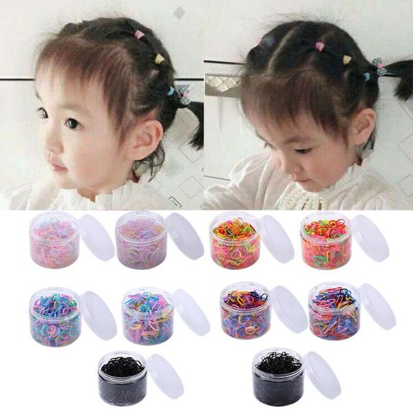 500pcs colorful rubber band ponytail holder kids girl for hair styling ties, Brown 
500pcs colorful rubber band ponytail holder kids girl for hair styling ties, Brown