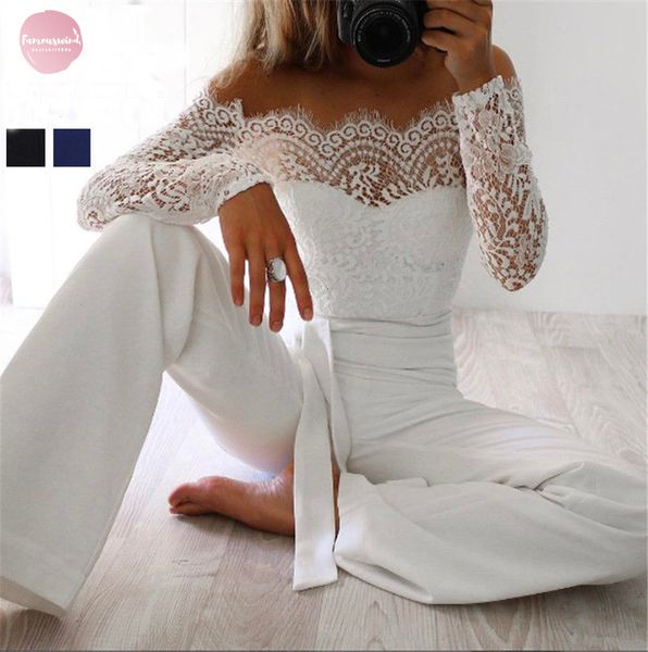 fashion patchwork spring super jumpsuits women lace summer embroidery party jumpsuit rompers ladies bodysuits, Black;white
fashion patchwork spring super jumpsuits women lace summer embroidery party jumpsuit rompers ladies bodysuits, Black;white