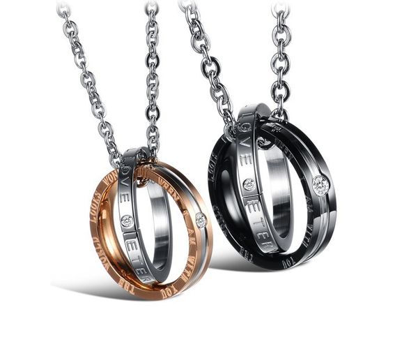 his & hers matching set titanium stainless steel couple pendant necklace love style with a lucky bean couple pendant for valentine's da, Silver
his & hers matching set titanium stainless steel couple pendant necklace love style with a lucky bean couple pendant for valentine's da, Silver