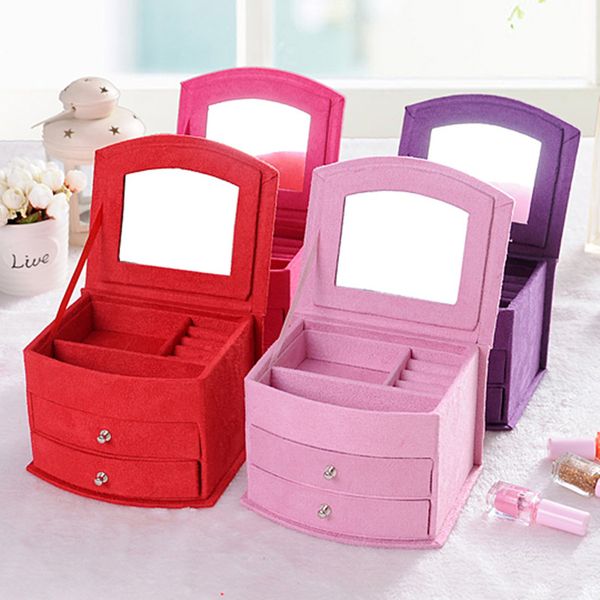 jewelry box portable travel organizer case leather storage case with mirror jewelry display box
jewelry box portable travel organizer case leather storage case with mirror jewelry display box