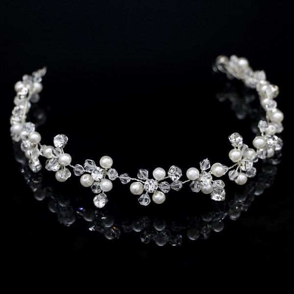 handmade wedding hair jewelry bridal pure white pearl hair headband prom party hairwear, Golden;white
handmade wedding hair jewelry bridal pure white pearl hair headband prom party hairwear, Golden;white