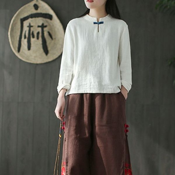 linen shirt women traditional chinese shirt white womens linen clothing kimono women 2018 cheongsam ta673, Red
linen shirt women traditional chinese shirt white womens linen clothing kimono women 2018 cheongsam ta673, Red