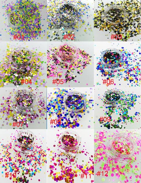 usd9/50grams glitter mixed round dots spangle nail sequin glitter flake shape for diy craft nail art gel acrylic makeup, Silver;gold
usd9/50grams glitter mixed round dots spangle nail sequin glitter flake shape for diy craft nail art gel acrylic makeup, Silver;gold