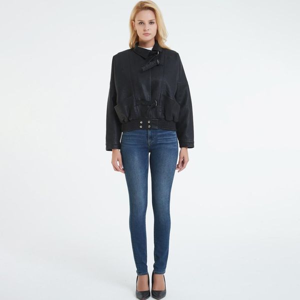 2019 autumn women leather coat turn down collar vintage loose pu leather jacket black short tie biker jacket outerwear bf
2019 autumn women leather coat turn down collar vintage loose pu leather jacket black short tie biker jacket outerwear bf