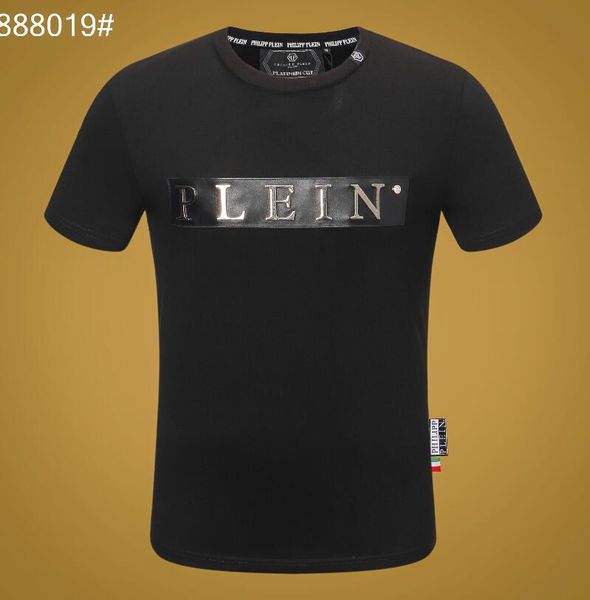 

2019 pp kull men hirt ummer brand de igner luxury fa hion men hort leeve t hirt clothing ca ual letter print tyle men, Black