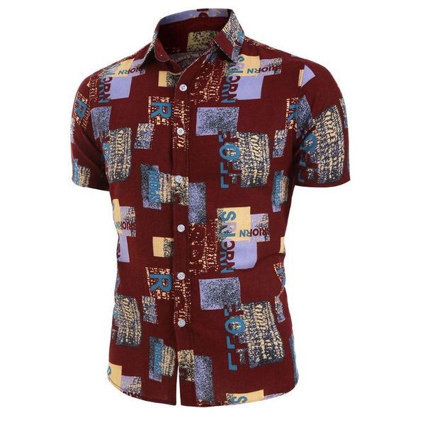 Breathable Men Shirt Ethnic Style Print Vintage Short Sleeve Streetwear Tops Loose Men Beach Hawaiian Shirts 2020 6.13, White;black
Breathable Men Shirt Ethnic Style Print Vintage Short Sleeve Streetwear Tops Loose Men Beach Hawaiian Shirts 2020 6.13, White;black