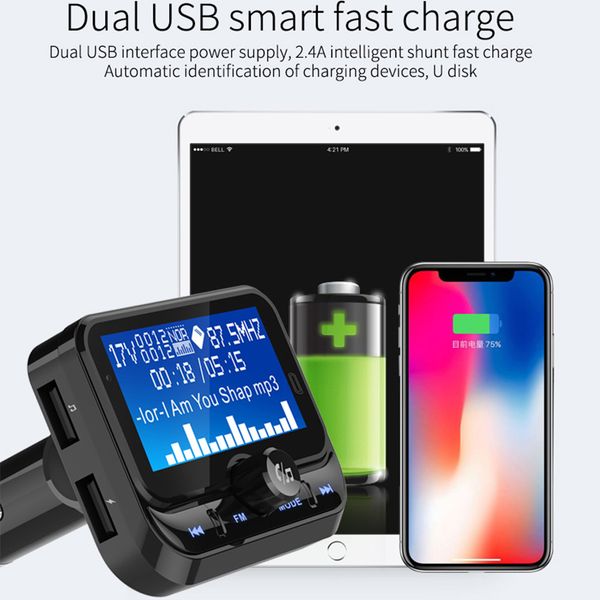 car bc32 1.8" lcd bluetooth mp3 players smart fm transmitter dual usb auto charger handsfm modulator
car bc32 1.8" lcd bluetooth mp3 players smart fm transmitter dual usb auto charger handsfm modulator