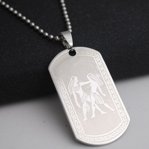 1 gemini stainless steel 12 twelve constellation sign necklace zodiac symbol amulet korean lucky mother men's women's family gifts, Silver
1 gemini stainless steel 12 twelve constellation sign necklace zodiac symbol amulet korean lucky mother men's women's family gifts, Silver