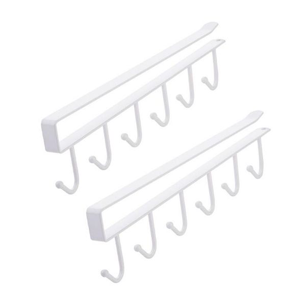 2pcs wardrobe hanging hook iron storage hook multi function hanging hooks for home