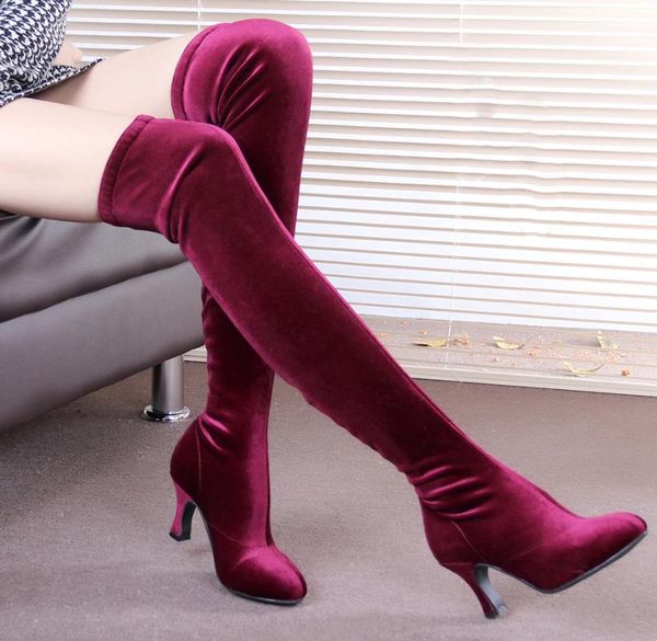 women shoes dance high elastic velvet knee boots lady soft tube stovepipe square dance sports latin boots shoes sneakers
women shoes dance high elastic velvet knee boots lady soft tube stovepipe square dance sports latin boots shoes sneakers