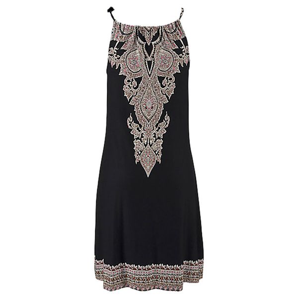 Women's Dress Summer Halter Neck Boho Print Sleeveless Casual Mini Beach Polyester Sundress Vestido De Senhora Drop Shipping
Women's Dress Summer Halter Neck Boho Print Sleeveless Casual Mini Beach Polyester Sundress Vestido De Senhora Drop Shipping