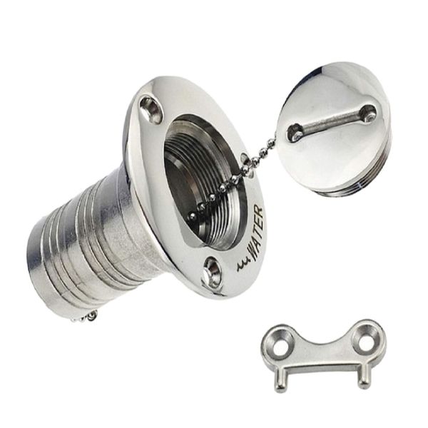 ø 50 mm deck filler water filler neck with tank cap and o-ring, 316 stainless steel, corrosion protection, oxidation protection
ø 50 mm deck filler water filler neck with tank cap and o-ring, 316 stainless steel, corrosion protection, oxidation protection